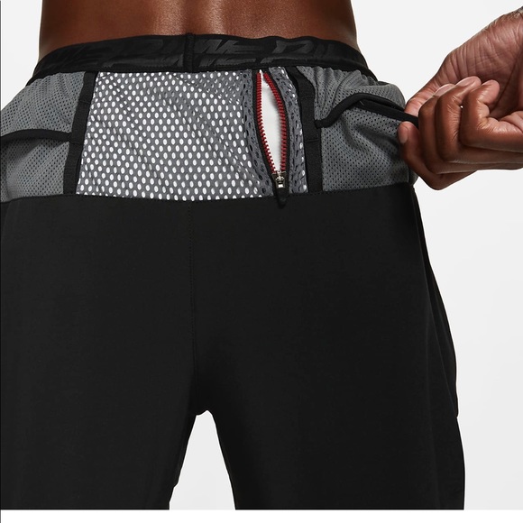 Men’s Nike Phenom Elite Wild Run 7/8 Black Running Pants Size XL-Tall DA1152-010 - Picture 10 of 13